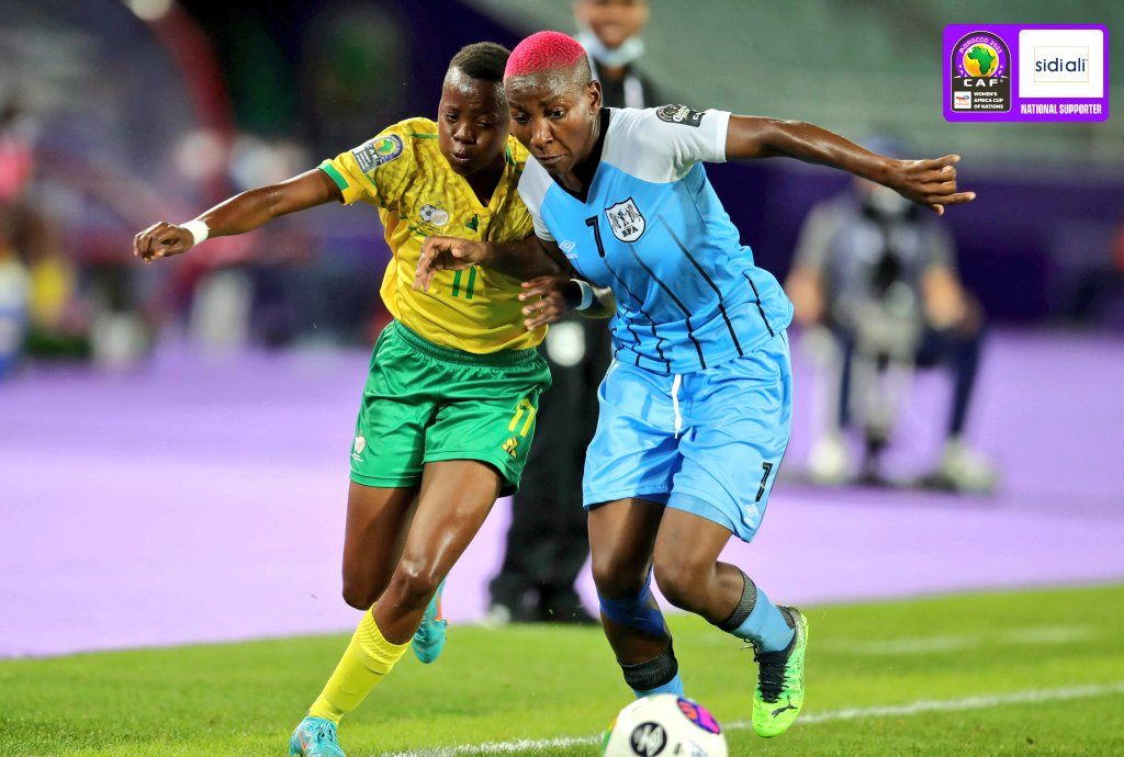 Debutantes #Botswana ⚽️🇧🇼 has booked a place in the quarterfinals of #TotalEnergiesWAFCON2022 against hosts #Morocco. Good luck in the next round ladies. Other KOs are:

QF 2 : Zambia Vs Senegal

QF 3 : South Africa Vs Tunisia

QF 4 : Cameroon Vs Nigeria

 #FanMoSportsAgency