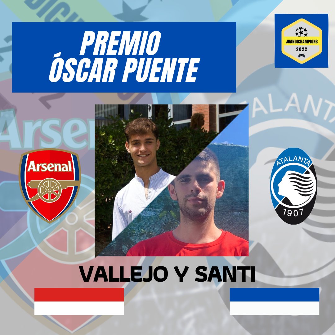 18Juandi's tweet photo. 🏆ÓSCAR PUENTE🏆

Se reparte el premio. @Mario19vp y @hornerodlf, ganadores por ser los MÁS ACTIVOS en las redes sociales. ¡Muy grande vuestro papel! https://t.co/93Ec2qMda6
