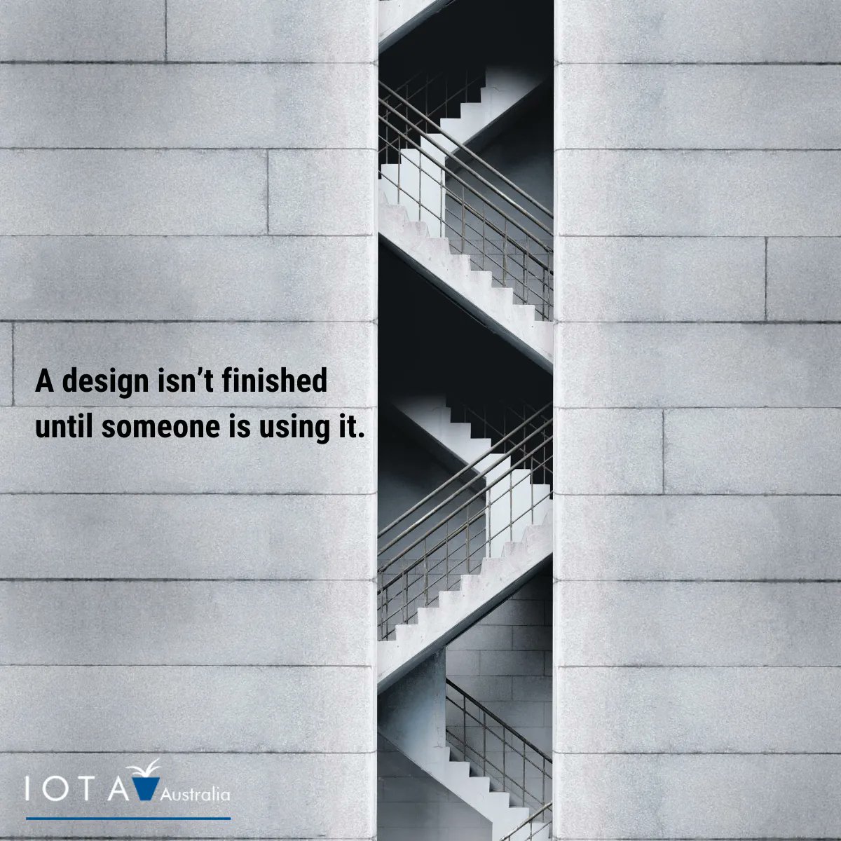 IOTA_Australia's tweet photo. Design with purpose in mind.
#IOTAGardenAU #DesignQuotes https://t.co/6RZQE20SHq