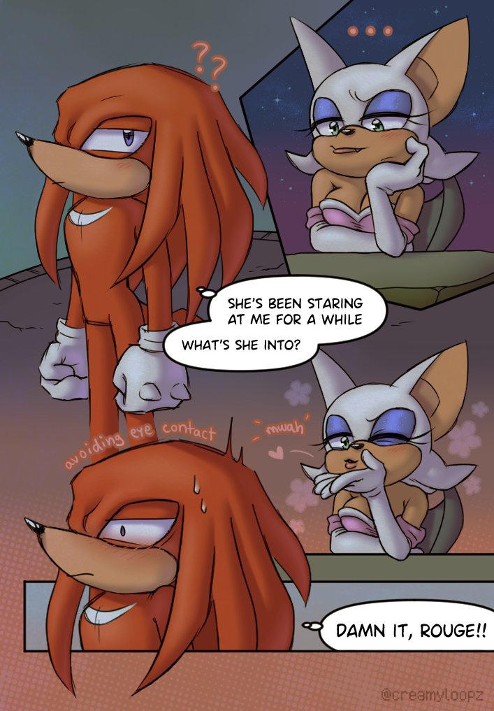 what's she intro??.. idk i think is pretty clear 👀

(btw this is basically a redraw from something i made back in 2017, if you want to see it, it's here: https://t.co/muUWO53lbK )

#KnucklesTheEchidna #Knuckles #RougeTheBat #rouge #SonicTheHedeghog #sonic #knouge #knuxouge 