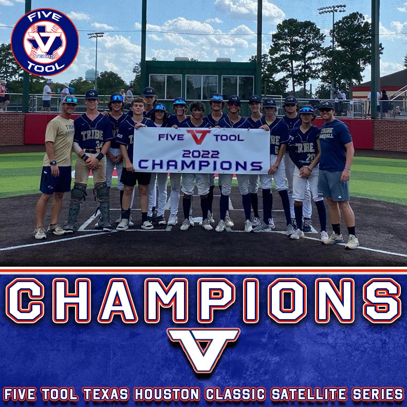 FiveToolTexas's tweet photo. 🏆Champions🏆

Congrats to @TribeBaseball 2024 on winning the 16U Championship of the @FiveTool Texas Houston Classic Satellite Series.

#WatchEm https://t.co/buke7RTxVV