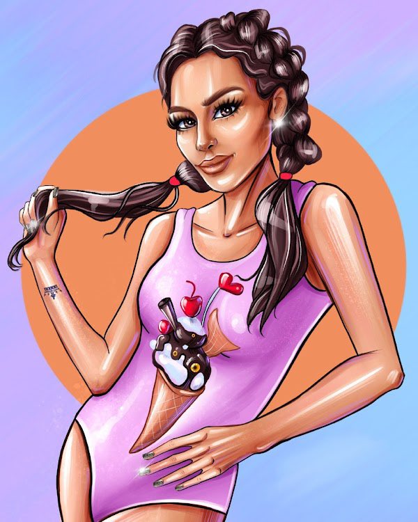 NEW DROP💧
Ice cream 0.08 $ETH 
Available on @OpenSea

1.🧵 Once Anastasia bought herself this wonderful swimsuit. Now it looks like a walking ice cream ad. It's also a great way to get to know her….