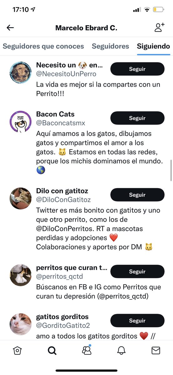 Oigan jajajajaja vean las cuentas qje sigue <a href="/m_ebrard/">Marcelo Ebrard C.</a> 

Jajajajajaja vi un tiktok y pensé que era broma