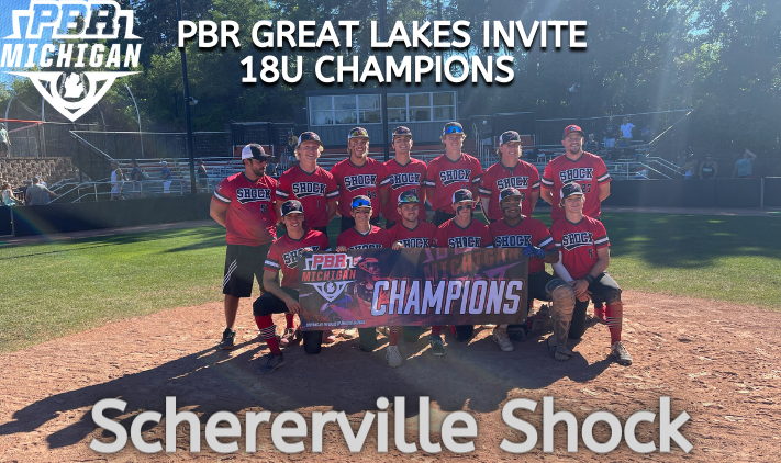 PrepBaseMIScout's tweet photo. 🏆 PBR Great Lakes Invite 🏆 

🎖️18u Champions  @SVilleShock 

⭐️Championship Game MVP @AusMas56 https://t.co/KuGEEvZzZ9