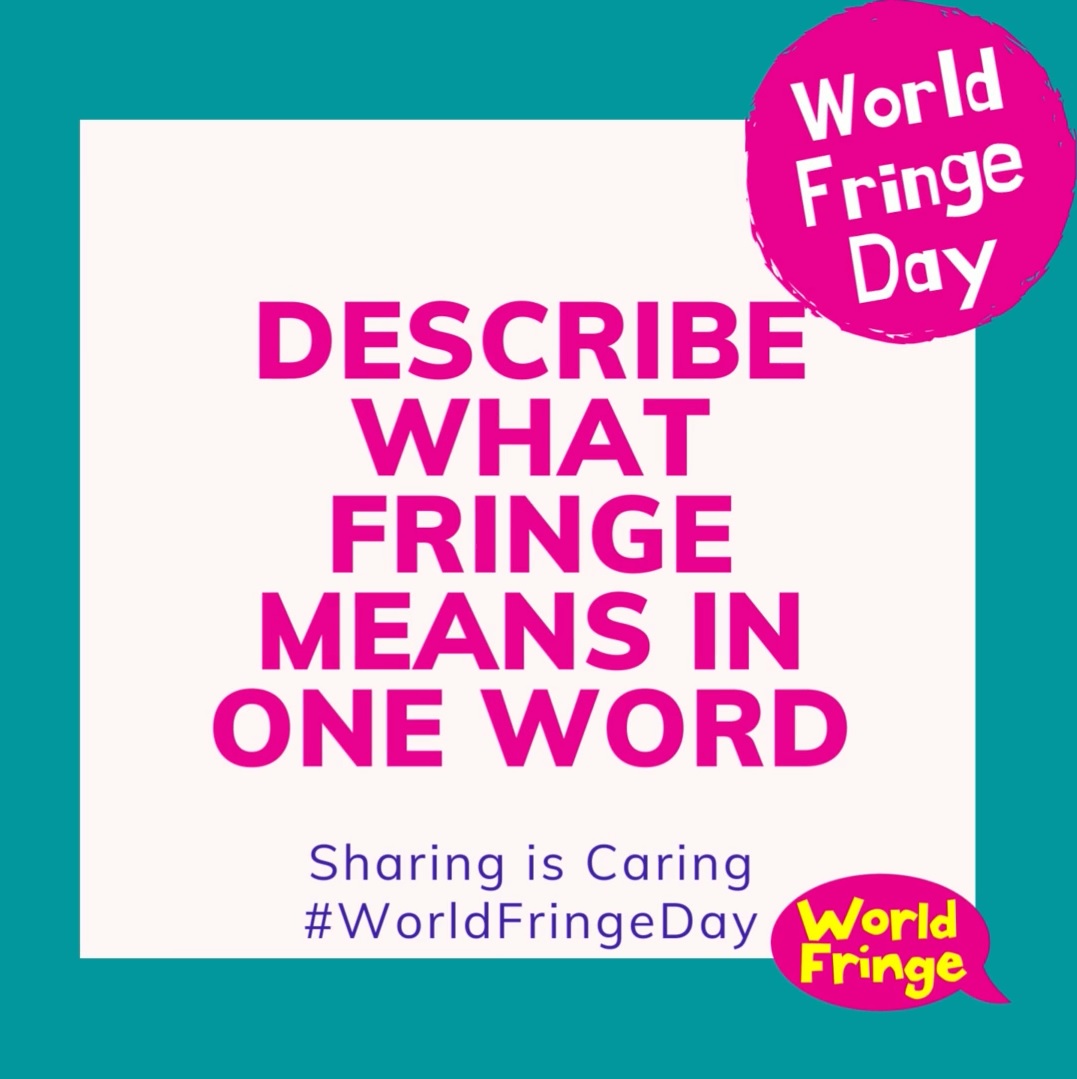 Our favourite part about Fringe Festivals is the people - audience and artists alike - coming together to share in their love for artistic expression. To us, Fringe means "COMMUNITY." What does Fringe mean to you? #OTEfringe #FringeFests #FringeFamily #WorldFringe #WorldFringeDay