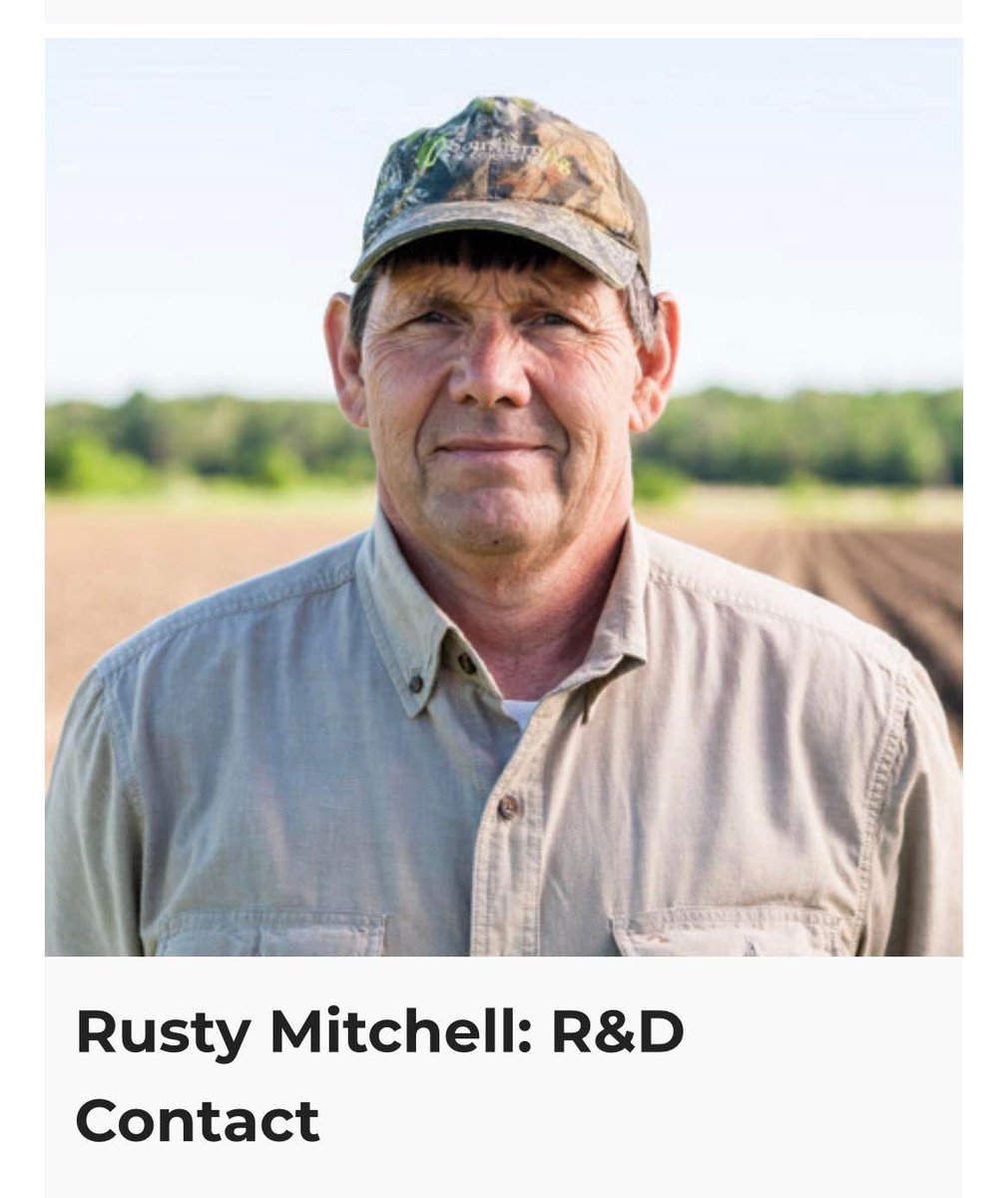 Alliance_Ag's tweet photo. Rusty joined the Southern Ag team in the spring of 2016 where he currently directs the R&amp;D efforts of the company. https://t.co/HGuqHvIwxf