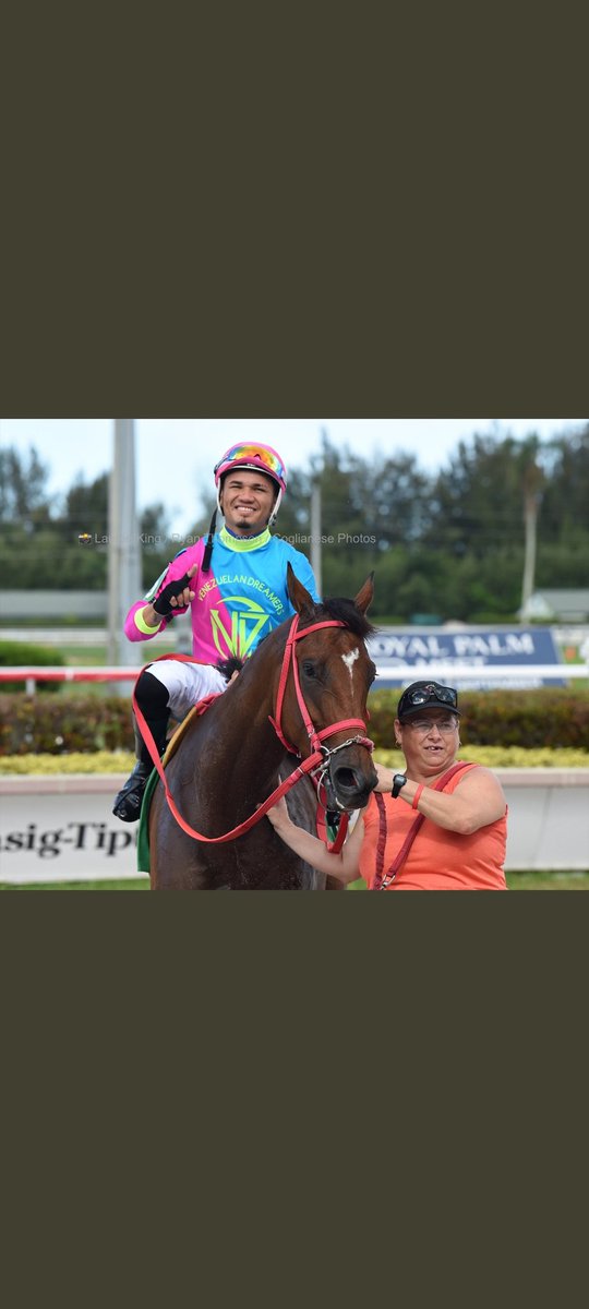 EtorresRacing's tweet photo. #10Jul Venezuelandreamers (1-1) and @Josemorelos_ capture race 9 at #GulfstreamPark 
Thanks and congratulations to owner Davis Borges 
📸 @coglianesephoto https://t.co/xVDFEyBud6