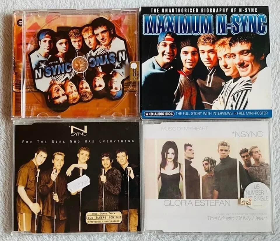 Lorely2384's tweet image. Other Merch
NSYNC CDs

5,00 USD - Each One
..or make an offer..
All New / Sealed / No Scratches
Ask for Information or Tracklists

#nsync #music #shapecd 
#cd #interviews #single

#JustinTimberlake #JCChasez #JoeyFatone #LanceBass #ChrisKirkpatrick