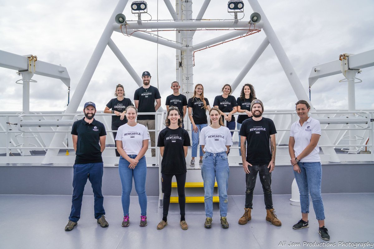AliJamMedia's tweet photo. See ya later sea life 💙 🌊🚢 The absolute voyage of a lifetime with lifelong new mates made ☀️💛

@UON_research @Uni_Newcastle #student #volunteers on the #tasmansea #investigating #tsunami potential on the @CSIRO #rvinvestigator https://t.co/PXgpAOfahH