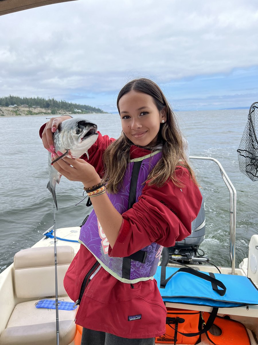 I caught a salmon today!