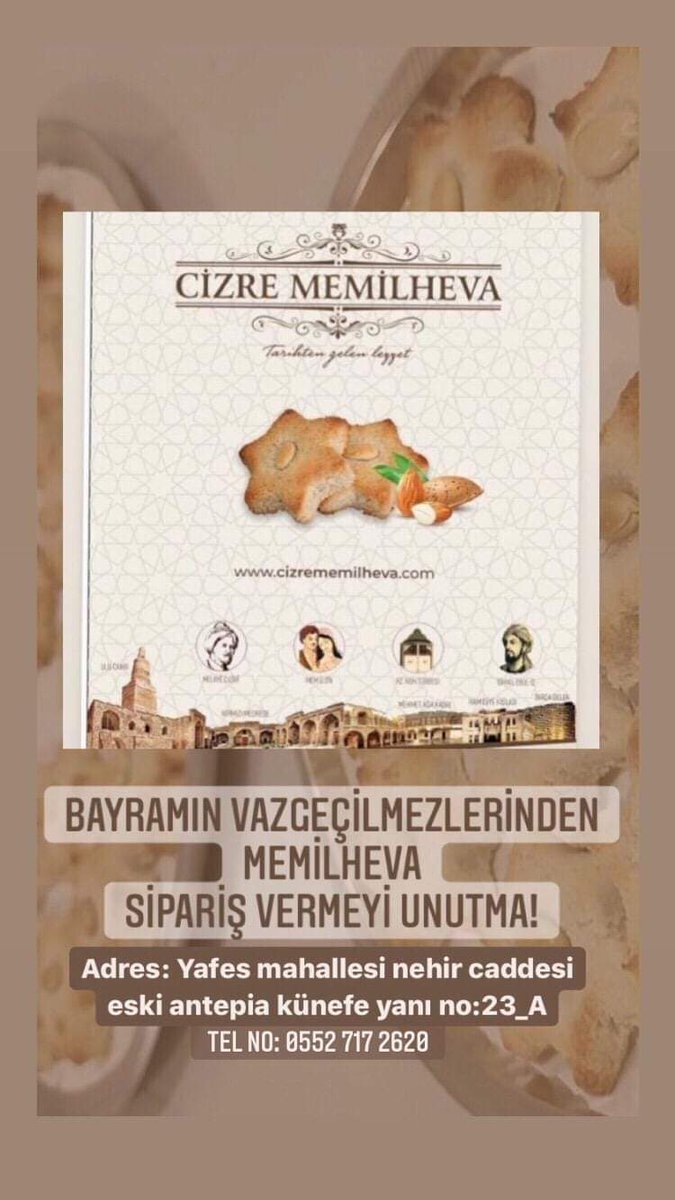 Cizrenin tarihi  tescili  tatlısi
#Cizre #edipataç #memuzin #tescilli #memilheva