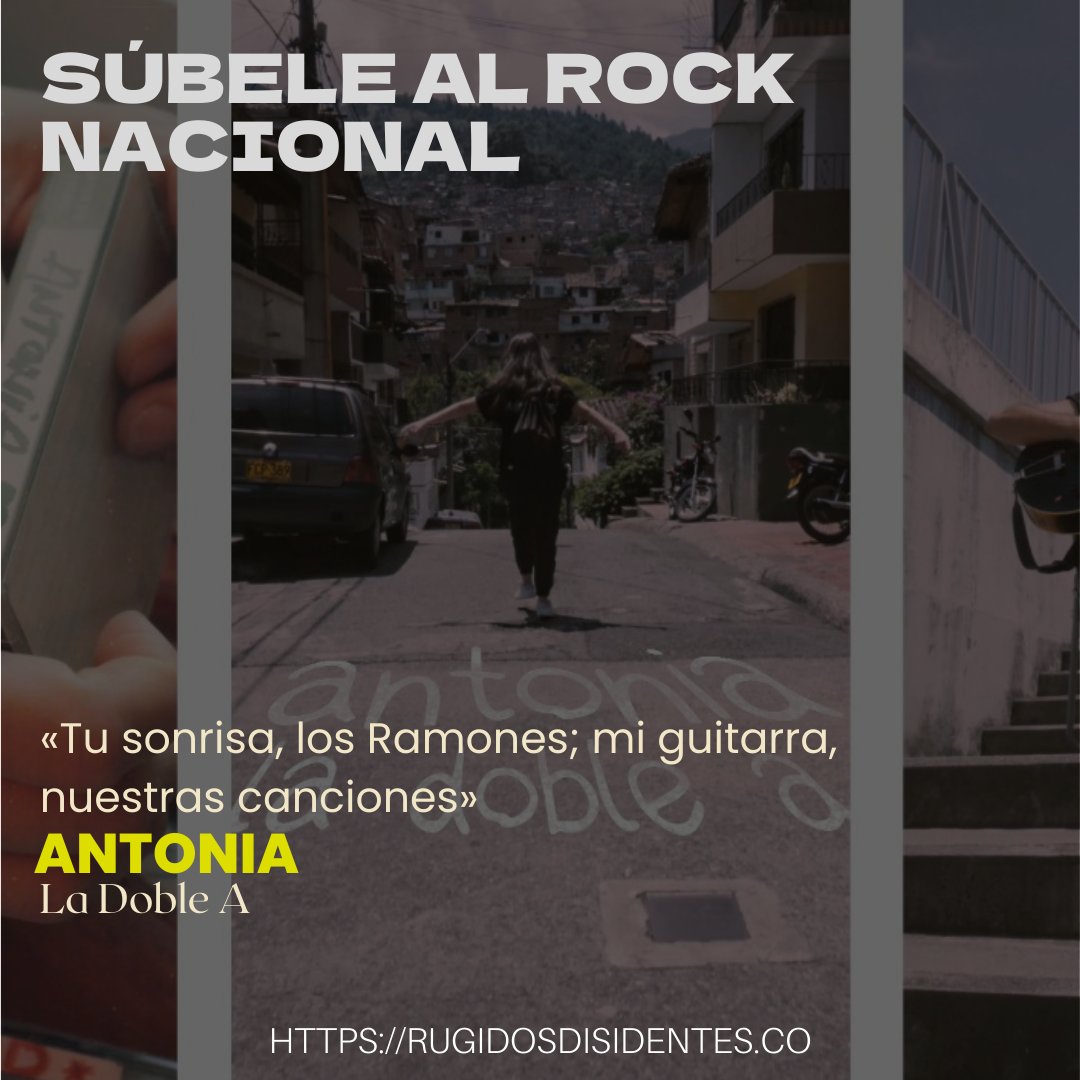 RDisidentes's tweet photo. Con una carga emocional bastante fuerte, ‘Antonia’, lanzamiento más reciente de La Doble A, es una declaración honesta de amor incondicional.

Ponte los audífonos, entrégate a la nostalgia y descubre a ‘Antonia’ aquí:
https://t.co/6JGKHxbQyJ

#71Decibeles  #SúbeleAlRockNacional https://t.co/ipK9w19LPb
