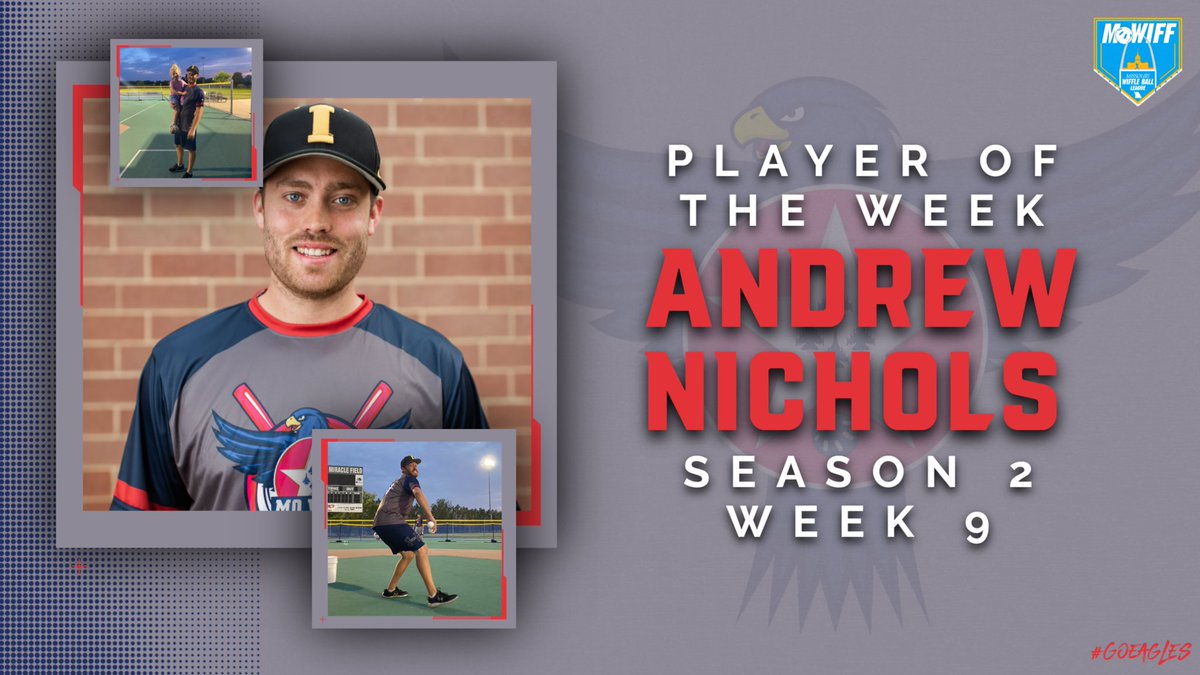 MO-Wiff (@mo_wiff) on Twitter photo SEASON 2 WEEK 9 POTW
<a href="/Anicks1359/">Andrew nichols</a> had a quite the night.
✅Throw a perfect game
✅Hit for the 1st cycle in MO WIFF history
✅Two Dubs for the <a href="/MO_WiffTBirds/">Thunderbirds</a>
Complete Stat Line:
7-10, 2B, 2 3B, HR, 6 RBI, 3 BB, 4 R
W, 5 IP, 0 H, 0 R, 14/15 batters Kd SEASON 2 WEEK 9 POTW
<a href="/Anicks1359/">Andrew nichols</a> had a quite the night.
✅Throw a perfect game
✅Hit for the 1st cycle in MO WIFF history
✅Two Dubs for the <a href="/MO_WiffTBirds/">Thunderbirds</a>
Complete Stat Line:
7-10, 2B, 2 3B, HR, 6 RBI, 3 BB, 4 R
W, 5 IP, 0 H, 0 R, 14/15 batters Kd