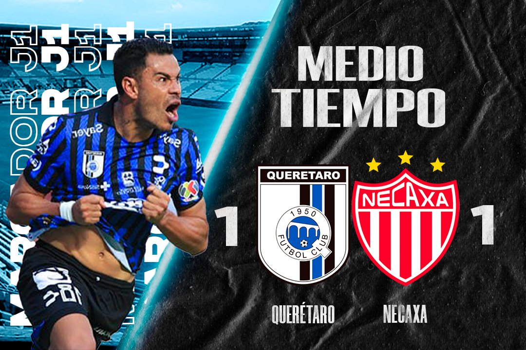 TerritorioGallo's tweet photo. ¡Finaliza el 1er tiempo!

@Club_Queretaro  🆚 @ClubNecaxa 

¡Vamos Albiazul!

#RetandoLaHistoria https://t.co/yStucIZSFu