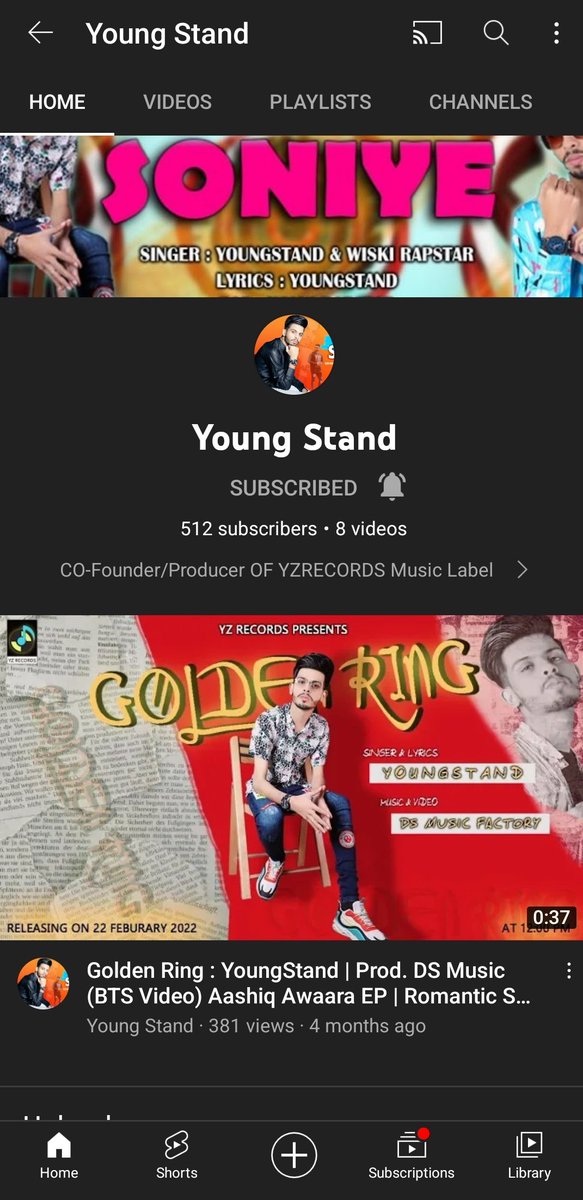 real_youngstand's tweet photo. @TeamYouTube Dear Youtube i have 500 plus subscribe but the Community tab is not enable so please provide me this feature as soon as possible on this Channel
https://t.co/sjuCtSuT4U https://t.co/rKYZfsoik1