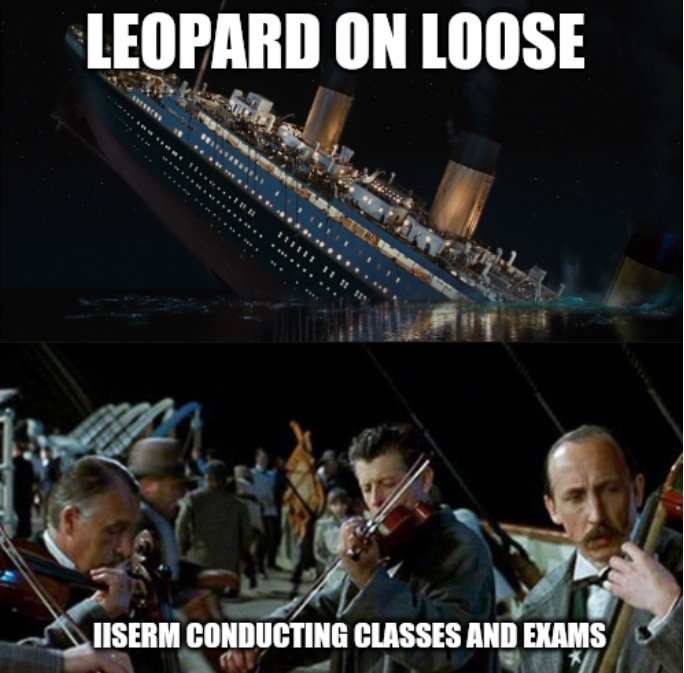 Just a normal day in IISERM