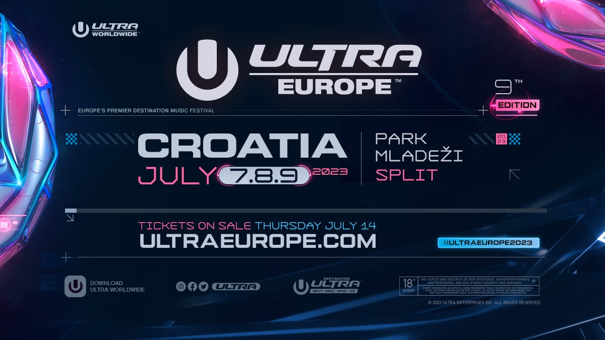 Ultra Europe 2024 dates