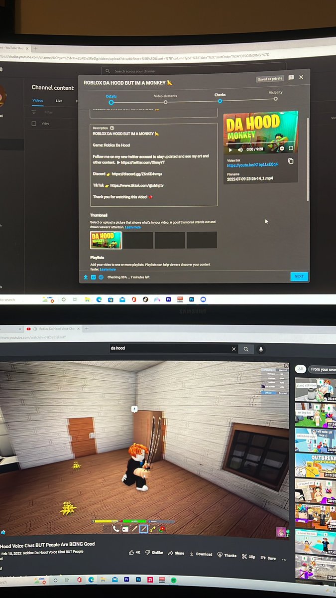 XinnyYT's tweet image. New upload tonight?! 🤭🫣🍌 

#RobloxDev #robloxvideo #RTC #ROBLOX