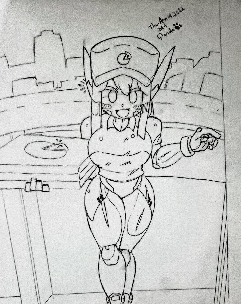 I drew <a href="/hiryouman/">Hiryouman🔞</a> 's OC as well 
Their art style is so awesome 
I dont know how some artists draw
so well I love it