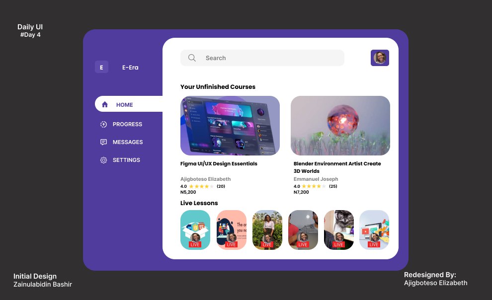 QLizee's tweet image. Homepage of an e-learning app
#DailyUIChallenge
#uiuxdesigner #uiux #uidesignpatterns #uidesign #couragejr #uxdesign #uxinspiration #userinterfacedesign #webdesign #webdesigner #DrAyindeUi #webdesigninspiration #webdesigns #designinspiration #graphicsdesigner #figma