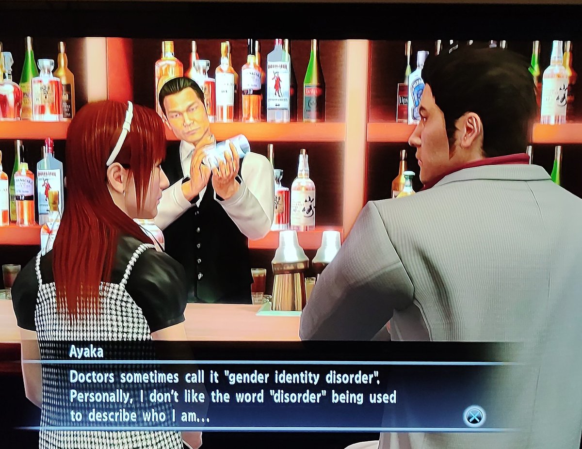scattermoon's tweet photo. I did not see *this* coming in Yakuza 3. Japanese games have tended to be somewhat iffy on this front but instead I get this very real reflection of something I've felt myself. Unexpected tears at 1am! https://t.co/TIu3TSf1Ij