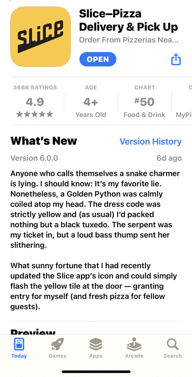 brazen_unicorn's tweet image. @slice wtf is this nonsense, I feel like I just had a stroke 🥴 #sliceapp #pizza #wordsalad