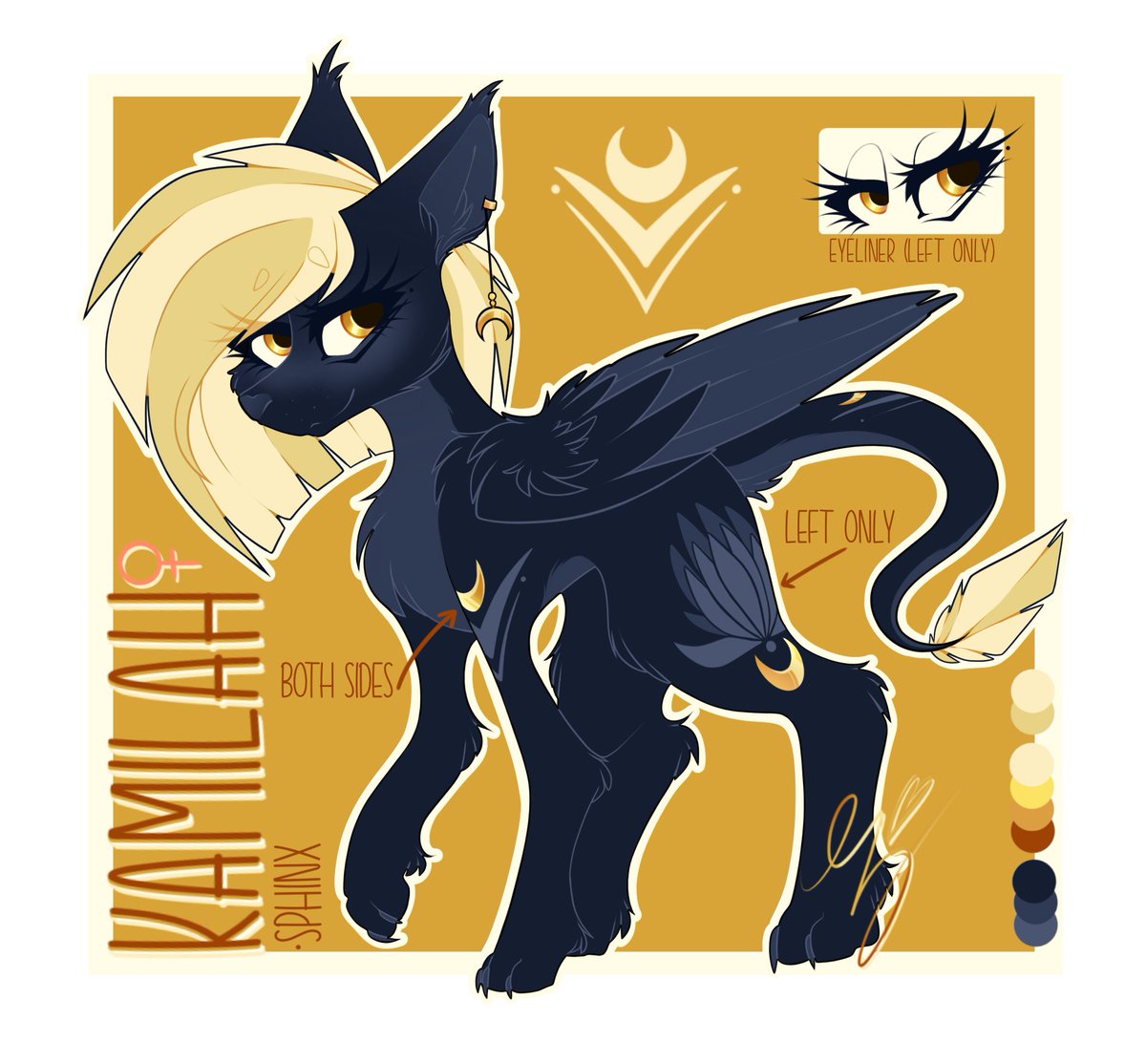 ezzerie's tweet photo. decided to make myself a pretty sphinx oc! meet kamilah <3 
#mlp #mlpoc #mlpsphinx #sphinx #oc #mlpartist #digitalart #procreateartist #brony https://t.co/NaXCFlCGKm