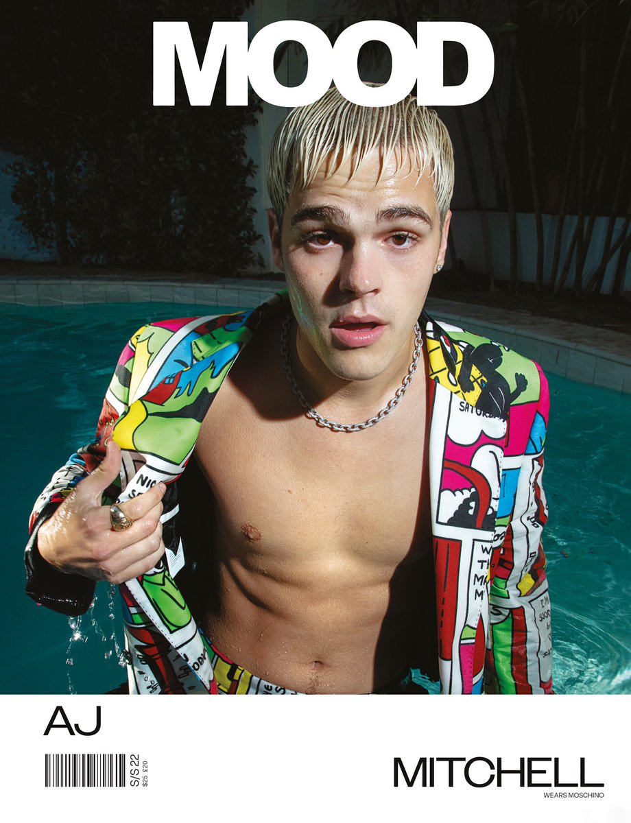 MOOD__Mag's tweet photo. He’s a 10 &amp; a musician 😏 @ajmitchell rapid ascent through the music industry has offered more than just a few ‘pinch yourself’ moments ✨ Catch up with AJ in our SS22 issue 001 &amp; pre-order your copy with the link in bio 🖤
#moodmagazine #AJMitchell https://t.co/jBuCgJo7vH