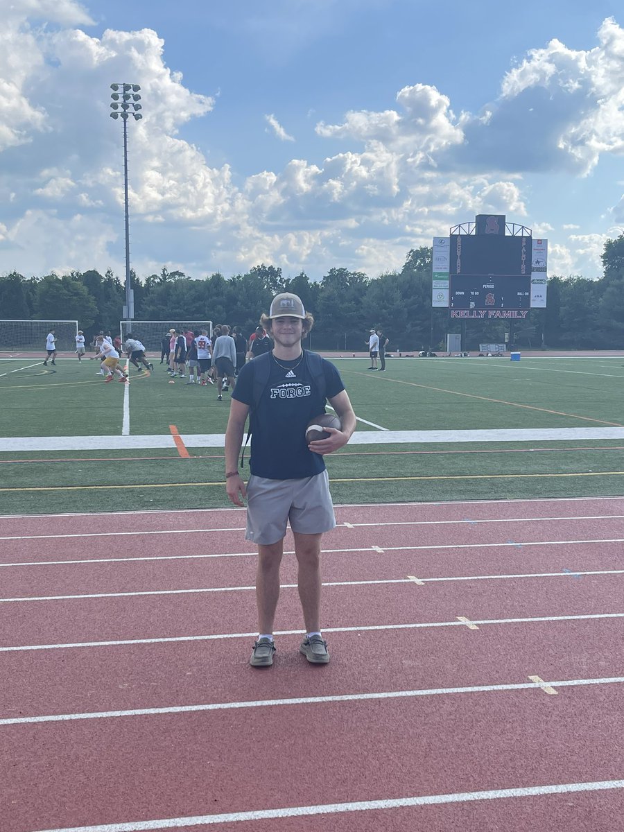 Enjoyed working out at the QB Spotlight event today in MD with the <a href="/QB_Factory/">Quarterback Factory</a>. Thank you for all of the coaching!@QBCoachBaucia <a href="/luke_casey3/">Luke Casey</a> <a href="/InfoForge/">Colonial Forge Football</a> <a href="/Mangano0073/">joe mangano</a>
