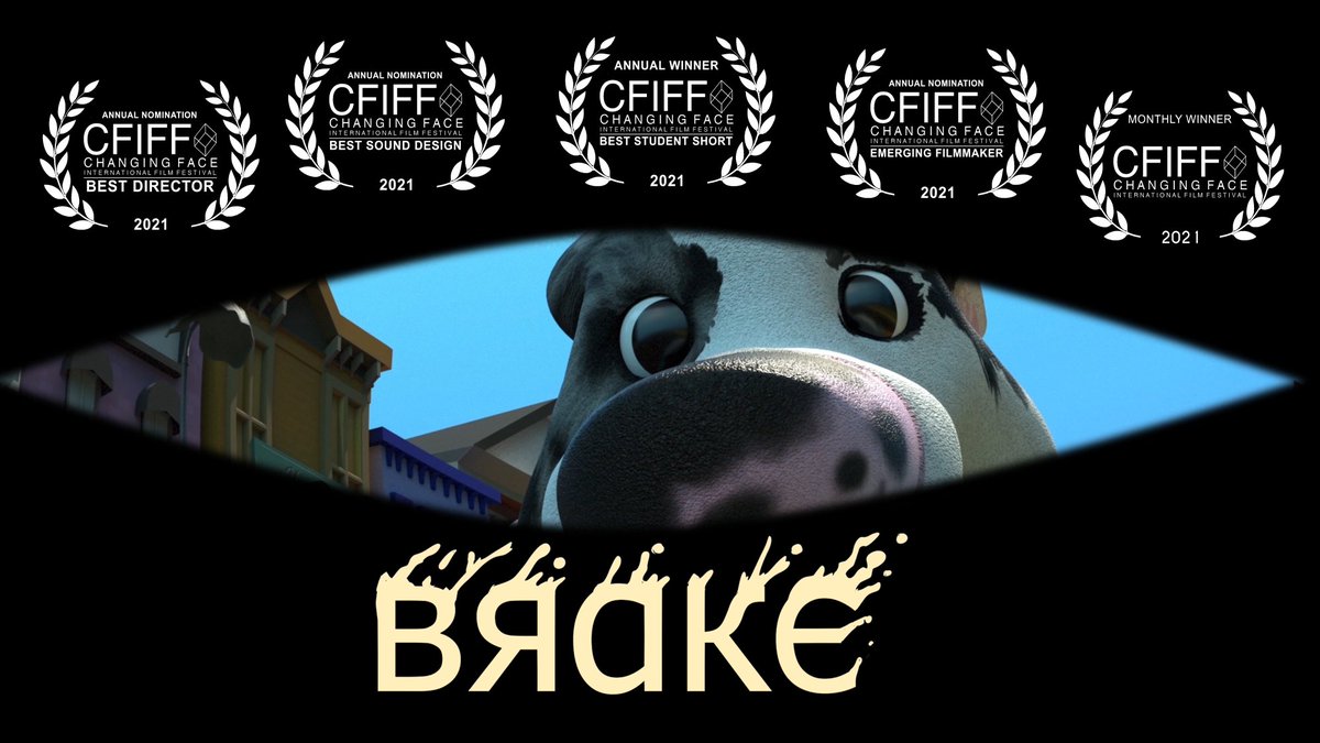 Cute Eyes that can look into your soul... 
Here are the accolades from <a href="/ChangingFaceIFF/">Changing Face International Film Festival</a> !
#animation #studentfilm #disability #film