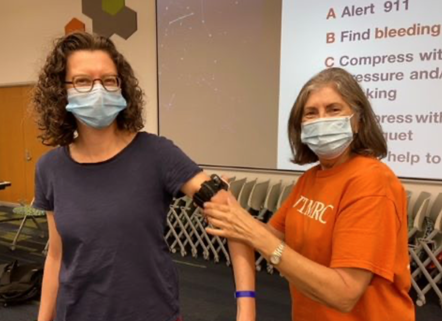 UTMedCorps's tweet photo. Some photos from our previous Stop the Bleed and Psychological First Aid training event in May! We look forward to hosting it again next weekend!
#utmrc #utmedicalreservecorps #utaustin #stopthebleed #PsychologicalFirstAid https://t.co/pf4O2g4jU3