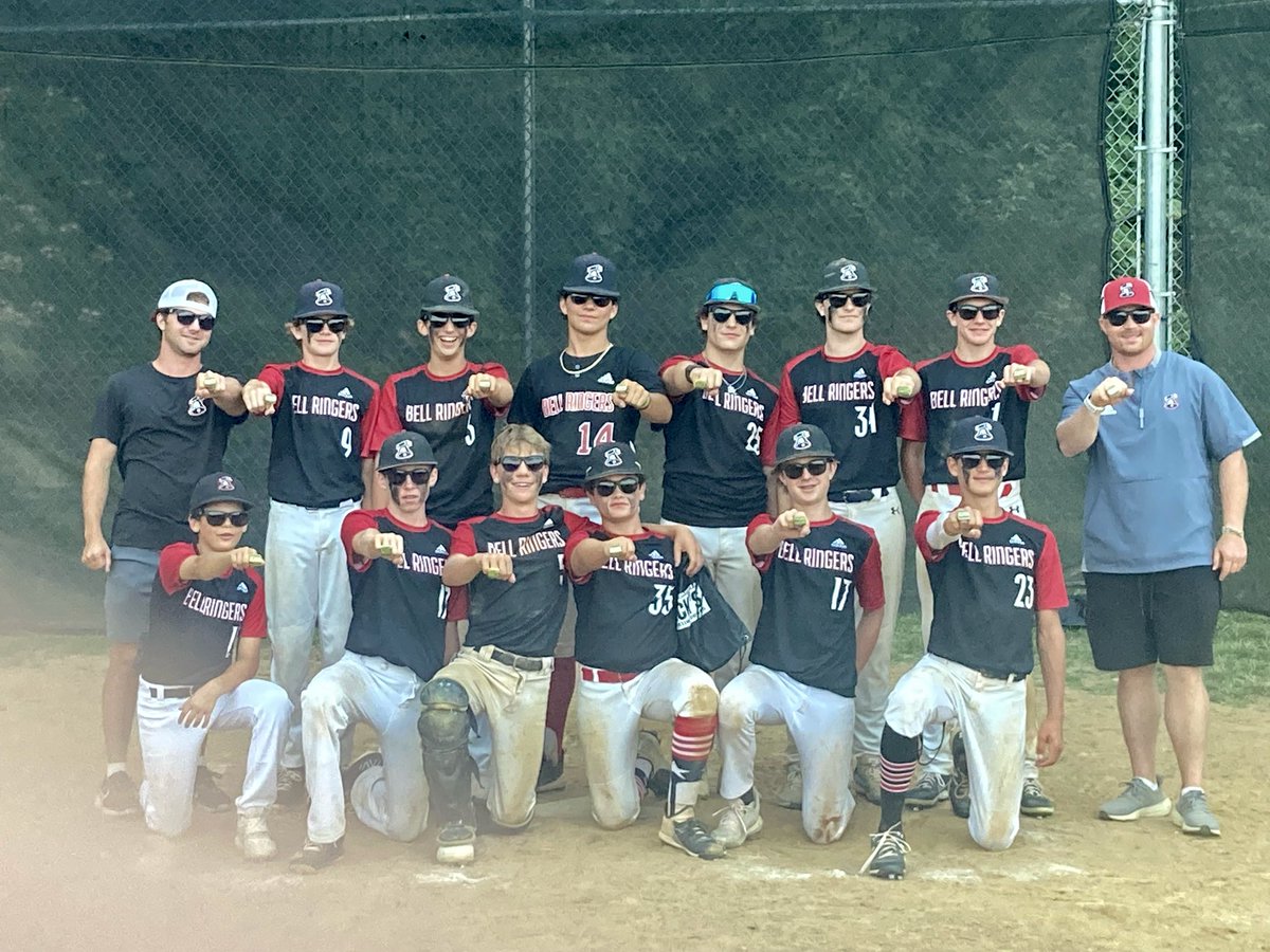 PBT_BellRingers's tweet photo. Congrats to Coaches @MurphyLeee23 and @Smith5Josh and our 14u squad on going a perfect 4-0 this weekend and winning the tourney championship! https://t.co/lo8Zjsr3dy