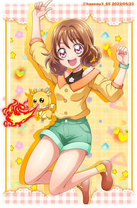 らんちゃん、おめでとう〜🎂🎊🎉
とりあえず過去絵でお祝いです☺️
#華満らん生誕祭
#キュアヤムヤム生誕祭 