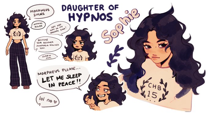 meet my pjo oc sophie 💤 #PercyJackson 