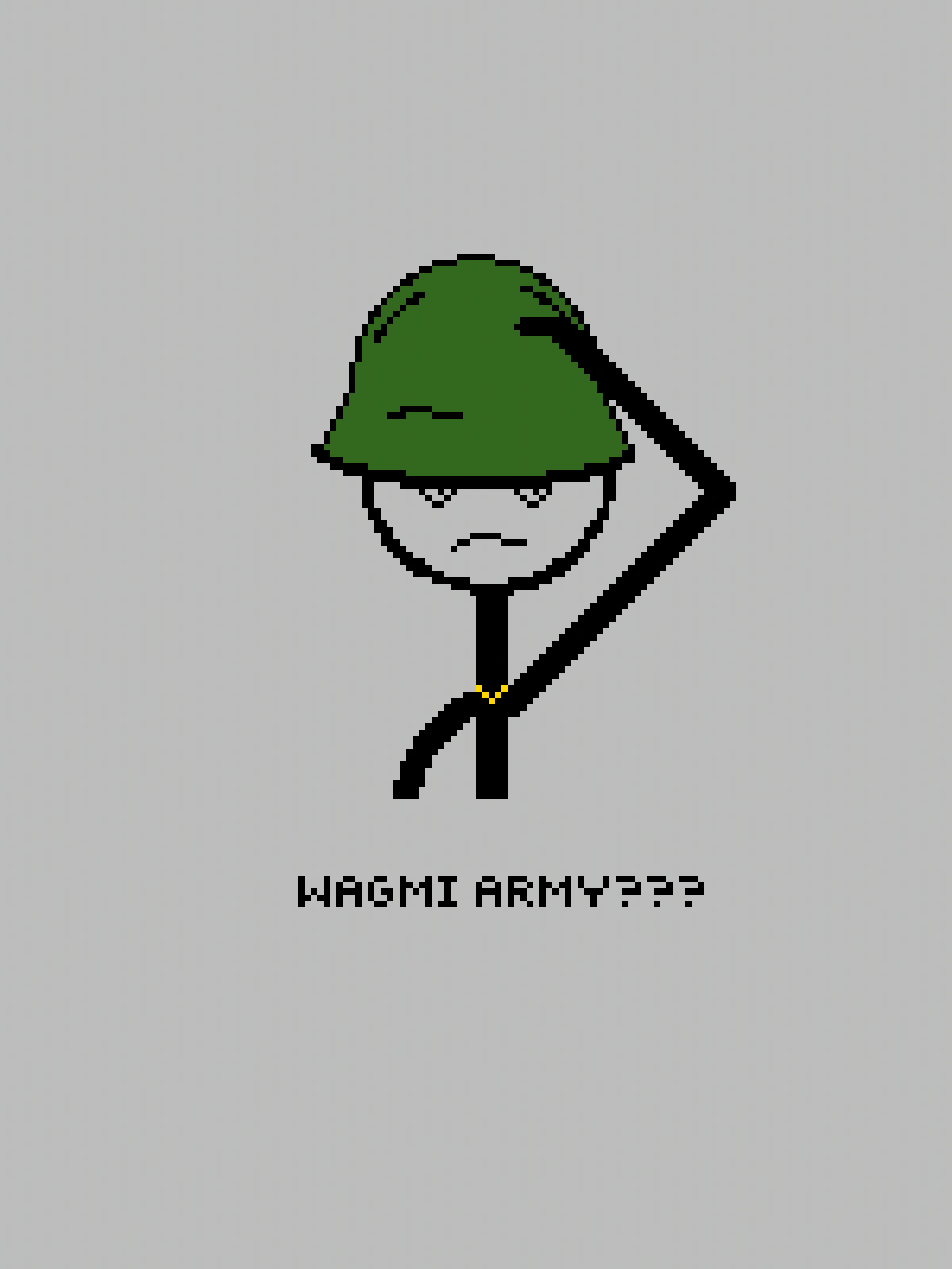 8bitguyz's tweet photo. The 8bitguyz community would like to meet the WAGMI army! @wagmiarmynft @eskyy 

#weare8bitguyz #WAGMI #FreeMint https://t.co/NLRuy5Va2S