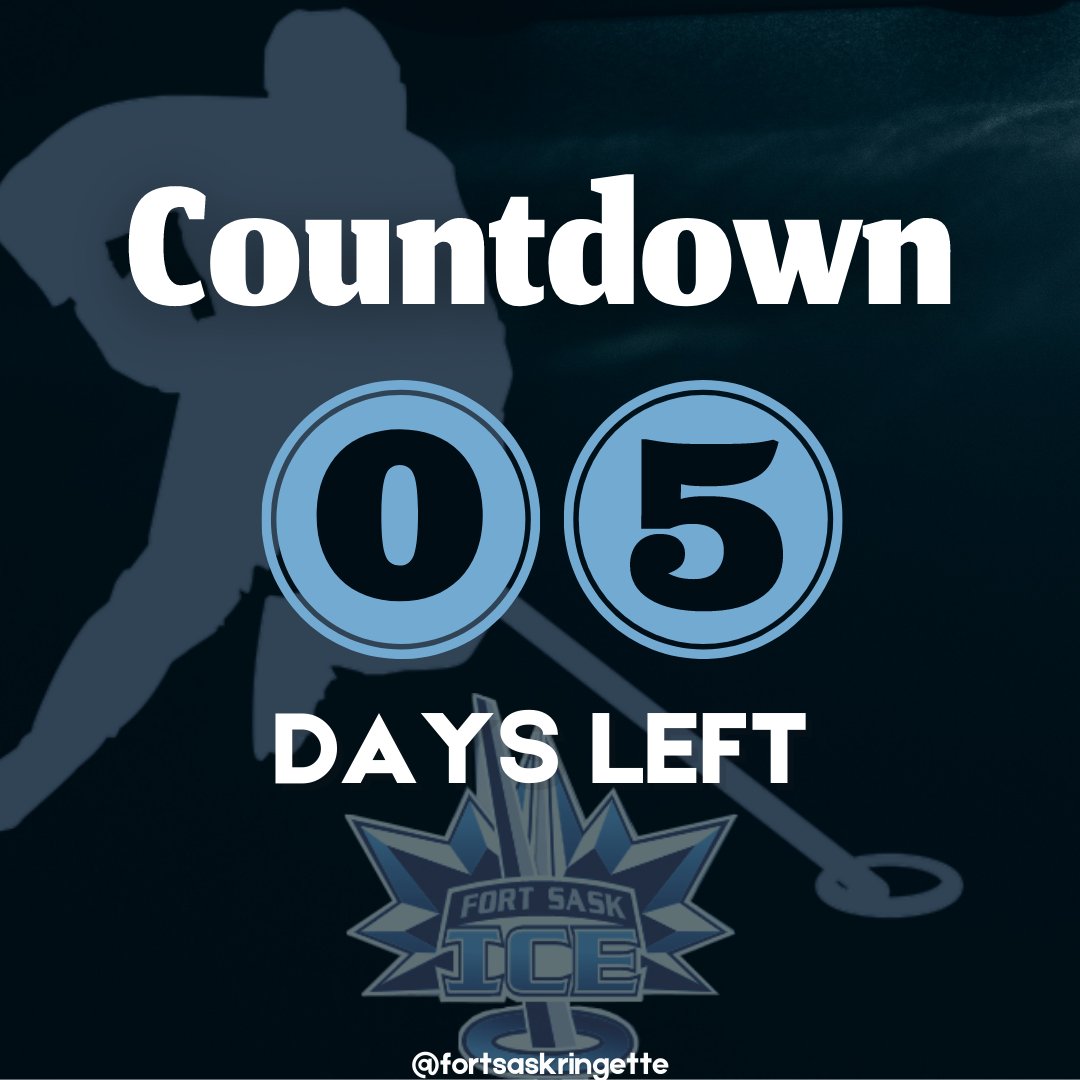 You've got 5 days left before registration closes. 

Go to fortsaskringette.com/content/2022-2… to register. 

Please reach out to our Registrar, Lyse, at Registrar@fortsaskringette.com if you have any questions about the upcoming season!
