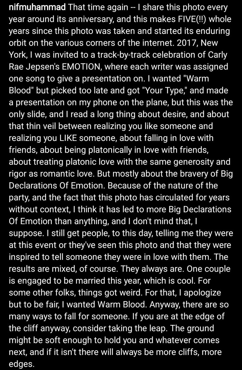 almost five years of this now-infamous photo that has really, really endured -- more than some of my actual writing. I'm happy with that.