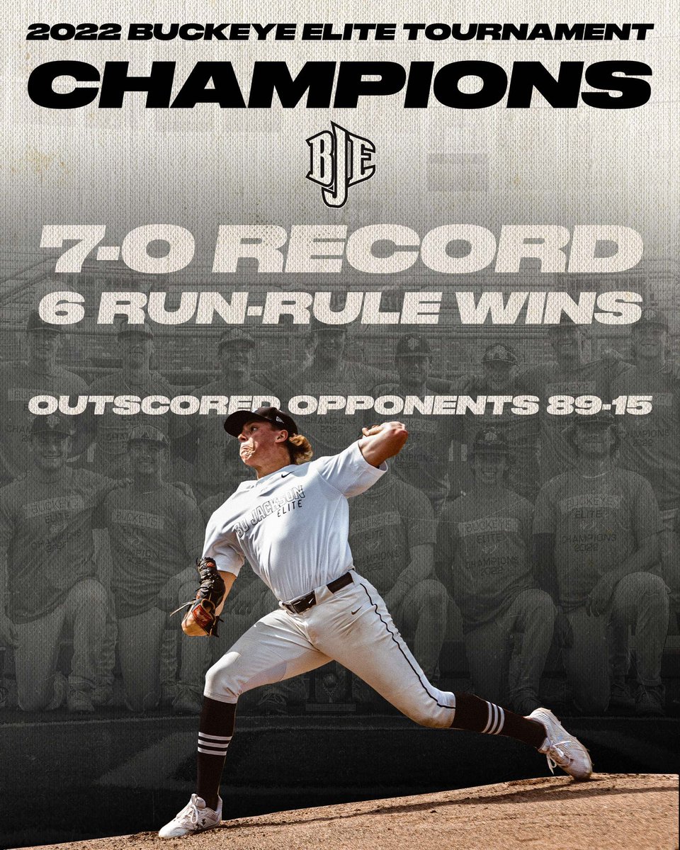 Have. A. Weekend. <a href="/BJE2023Black/">Bo Jackson Elite 2023 Black</a>. ‼️

Big thanks to <a href="/BuckeyeElite/">Buckeye Elite</a> for another top-notch tournament this year 🙌 

#CreatedByCulture x <a href="/BJEBaseball/">Bo Jackson Elite Baseball</a>