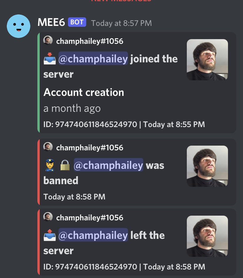 Please be aware of this TROLL!!! He tried joining our league 2-3 times and immediately quit.  He joined again just now and He found out that one of our members is in a wheelchair He immediately started making fun of him and started posting immature gifs towards him.