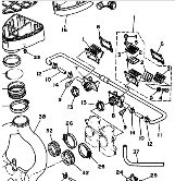 3MAのインシュレーターの左右連結パイプ…。
凄い形状してるのね。(^^;
昔乗ってたのに、今初めて気づいた。ww 