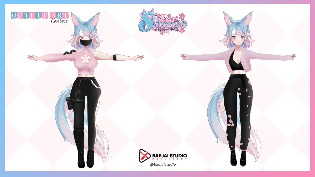 my last two entries for #dressupsilver 🤍 it was so fun to be able to create these outfits for <a href="/_Silvervale_/">🌸 Silvervale 🌸</a> #DoodleVale