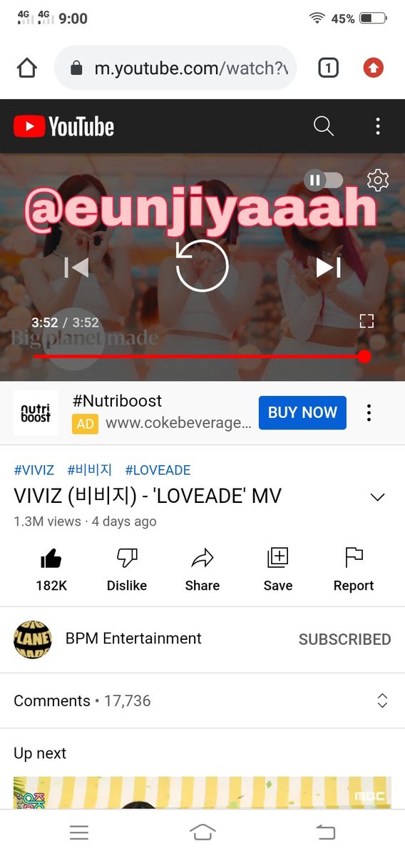 eunjiyaaah's tweet photo. @VVZVotingTeam #StreamLOVEADE https://t.co/MAUj0QKLpH