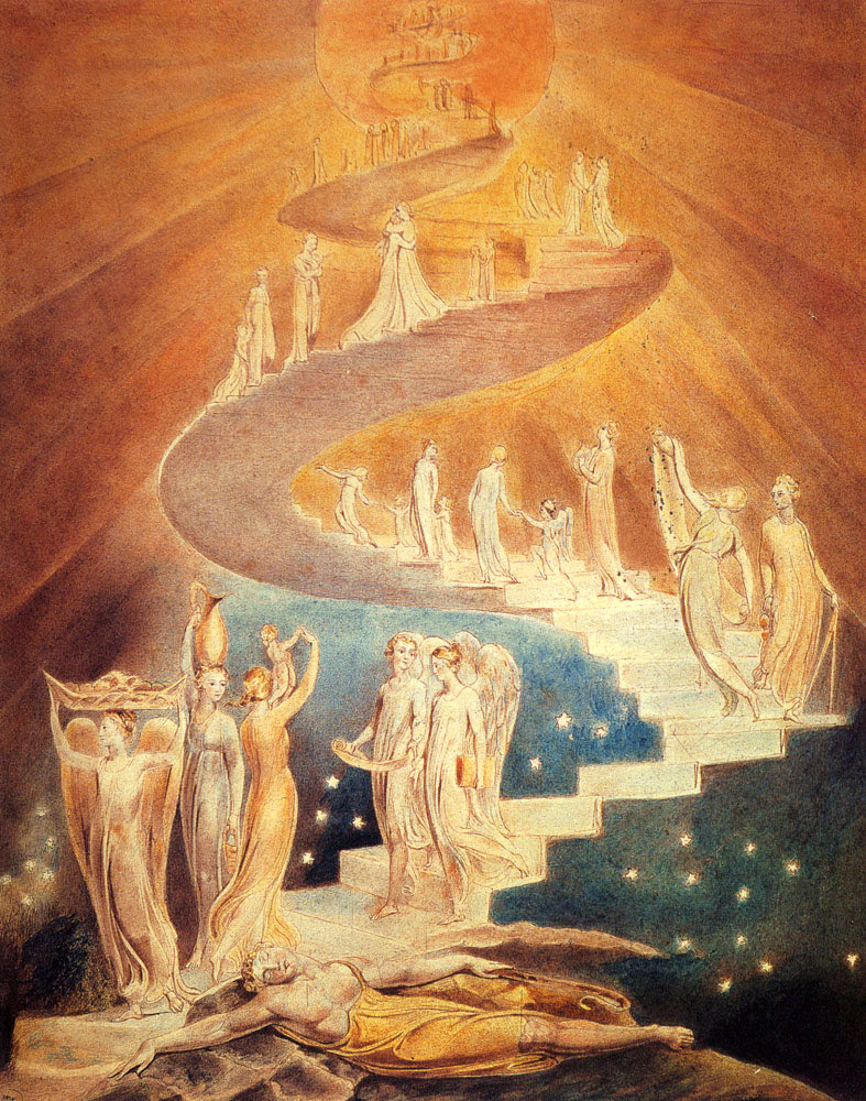 La escalera de Jacob, 1806, William Blake