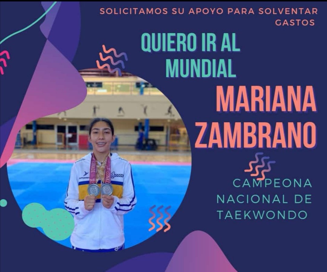 delangel31's tweet photo. Solicitando su ayuda para que pueda ir al mundial ya que la @CONADE y la Federación de Taekwondo de México no tienen dinero para enviarla, me ayudan por favor @Canelo puedes apoyar a una paisana tapatía; @franco_record @medranoazteca @fantasmasuarez tan mal están las cosas??? https://t.co/zJXld1D9Ao