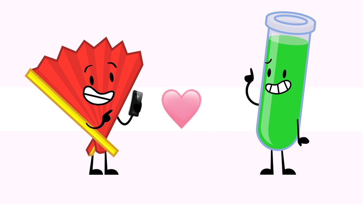 minutelyoscship's tweet photo. The Twenty-Fourth Ship OTD is Fantube from Inanimate Insanity! 
(Fan x Test Tube) https://t.co/HUqKGe9fke