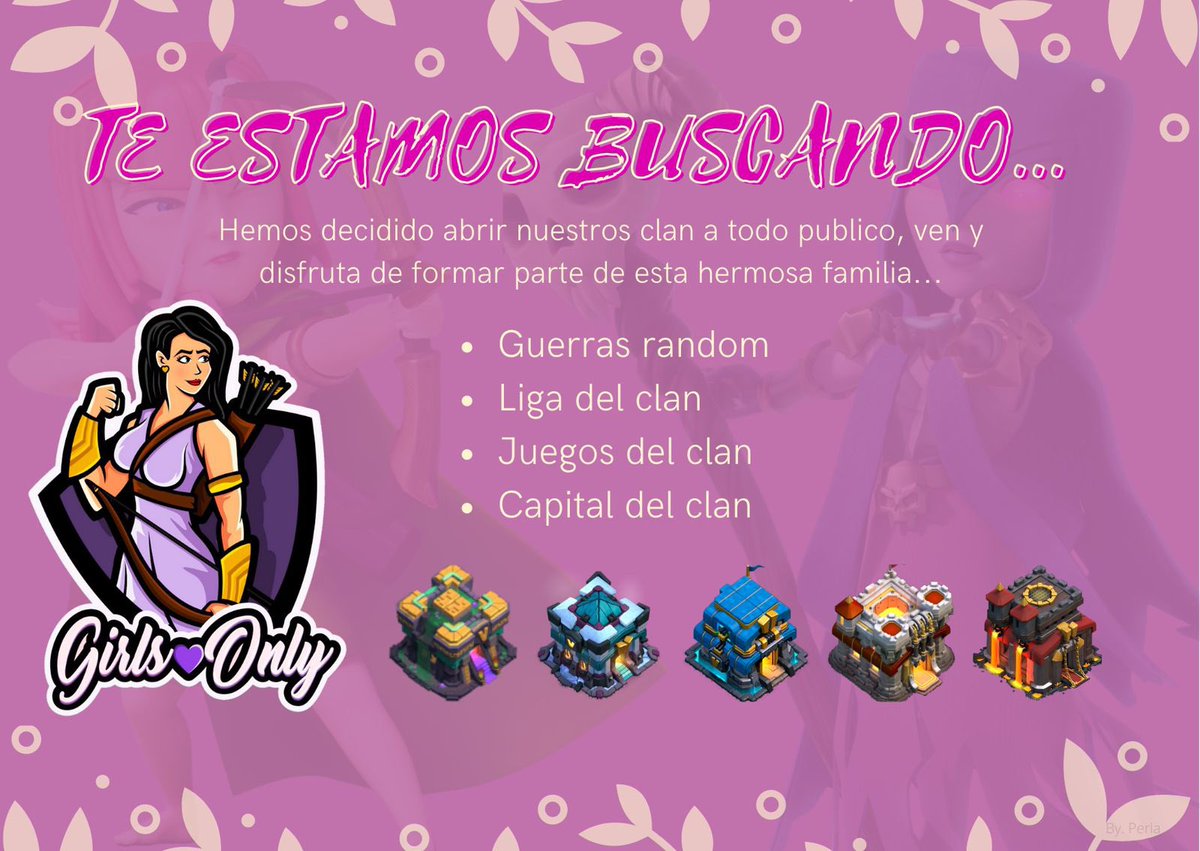 Cecilia✨🇵🇦 (@crystaltowercoc) on Twitter photo 💜✨Hemos Abierto Reclutamiento para Nuestro Clan nivel 12💜✨
💗Guerras Randoms
💗Liga de clanes
💗Juegos de clan
💗Capital del clan ✨
💟Si eres activo y Buscas clan Mánda MD
Te agradecería ❤️ y Rt pliss
<a href="/GirlsOnlyCOC/">☪️✨GíRLš❤️ÓŃLY♡🎀💄</a> 💜✨Hemos Abierto Reclutamiento para Nuestro Clan nivel 12💜✨
💗Guerras Randoms
💗Liga de clanes
💗Juegos de clan
💗Capital del clan ✨
💟Si eres activo y Buscas clan Mánda MD
Te agradecería ❤️ y Rt pliss
<a href="/GirlsOnlyCOC/">☪️✨GíRLš❤️ÓŃLY♡🎀💄</a>
