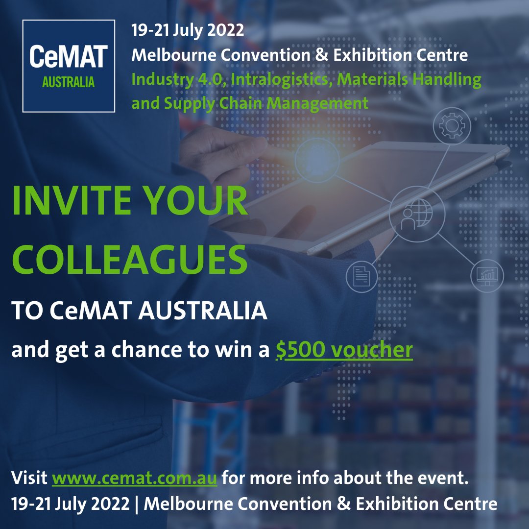 Talk about a win-win!

Invite your colleagues to an amazing free-to-attend industry event next week for a chance to win $500

The more people who include your details in their rego the better your chances!

bit.ly/3OZk6aO

#win #competition #robotics #automation