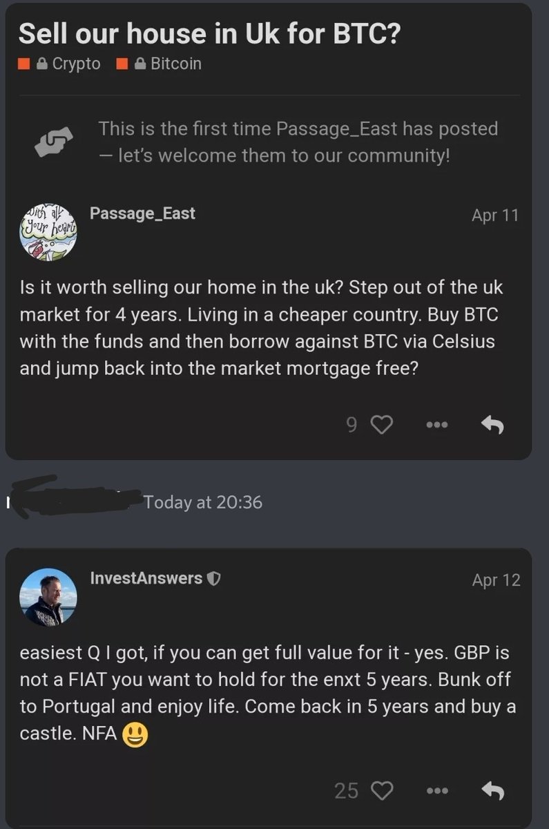 YoFlesh's tweet photo. @coryswan Just wanted to share this little gem with you. @investanswers in April 2022 but NFA of course.... https://t.co/Arv96dy564