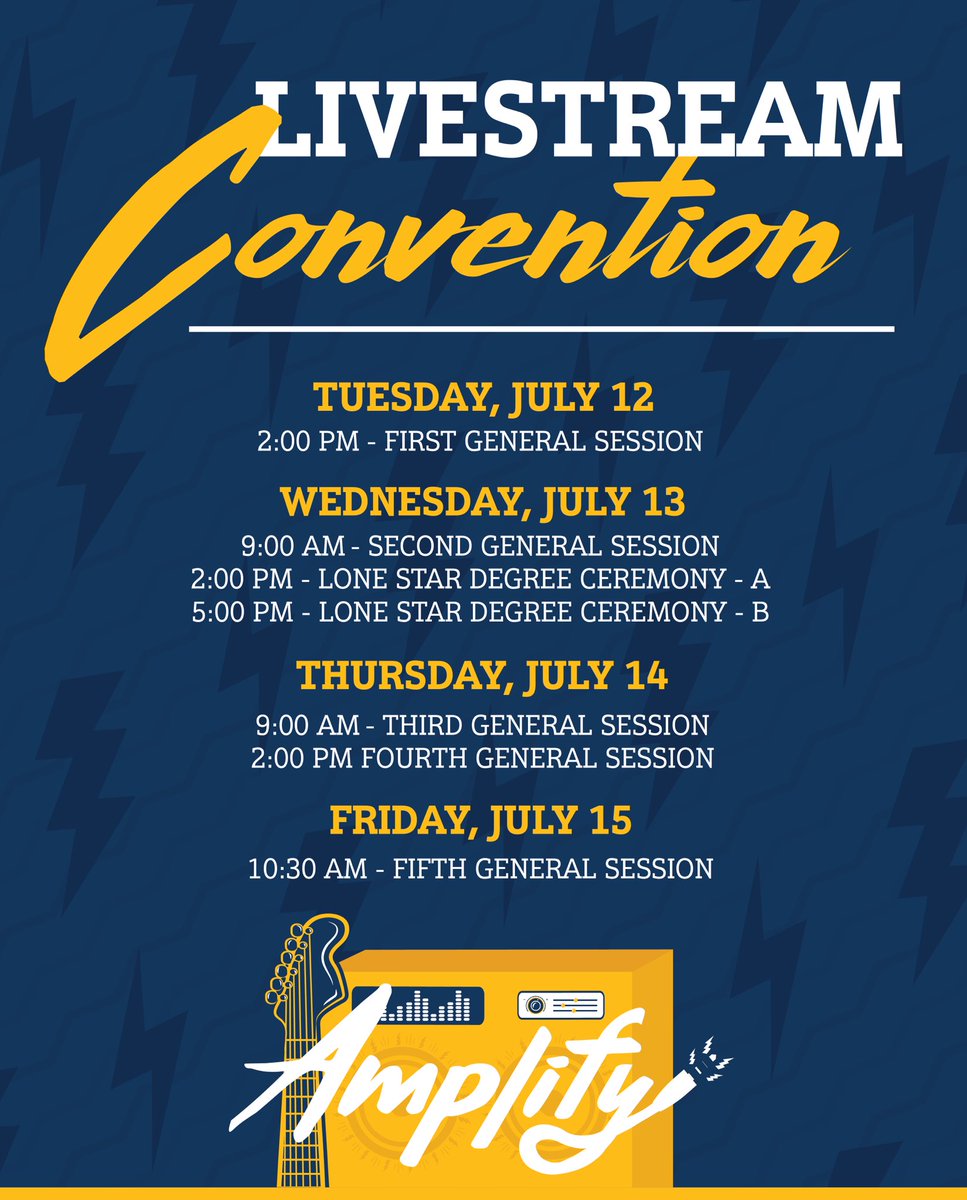 Did you know you can livestream the sessions this week!?

Tune in at convention.texasffa.org.