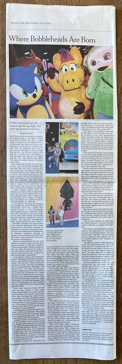 edebohls's tweet photo. Good biz dev: brand licensing
• “[Slot] Machine X can generate, let’s say, $10,000 a day. Put a [known brand] on it, it’s generating $100,000”
• TGI Fridays potato skins at grocery stores “[leverage] the idea of the restaurant experience at home” https://t.co/7SLvnAk2UR https://t.co/UWOOaaCESX